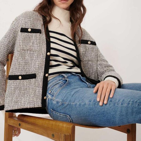 sweet wind of new fund of 2020 autumn winters is joker tweed bump color edge cardigan short coat cultivate morality1, Black
sweet wind of new fund of 2020 autumn winters is joker tweed bump color edge cardigan short coat cultivate morality1, Black