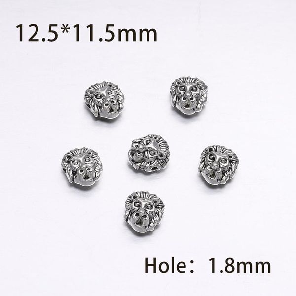 10pcs lot gold charm beads buddha sparta leopard lion heads spacer beads supplies for jewelry finding making diy bracelet h jllibl, Silver
10pcs lot gold charm beads buddha sparta leopard lion heads spacer beads supplies for jewelry finding making diy bracelet h jllibl, Silver