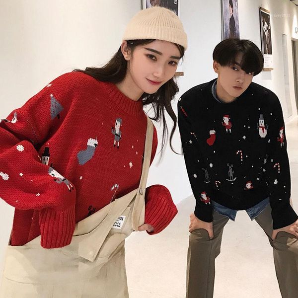 women's sweaters couple wear autumn and winter christmas pattern loose wild hood lazy 731 knitted sweater for 20211, White;black
women's sweaters couple wear autumn and winter christmas pattern loose wild hood lazy 731 knitted sweater for 20211, White;black