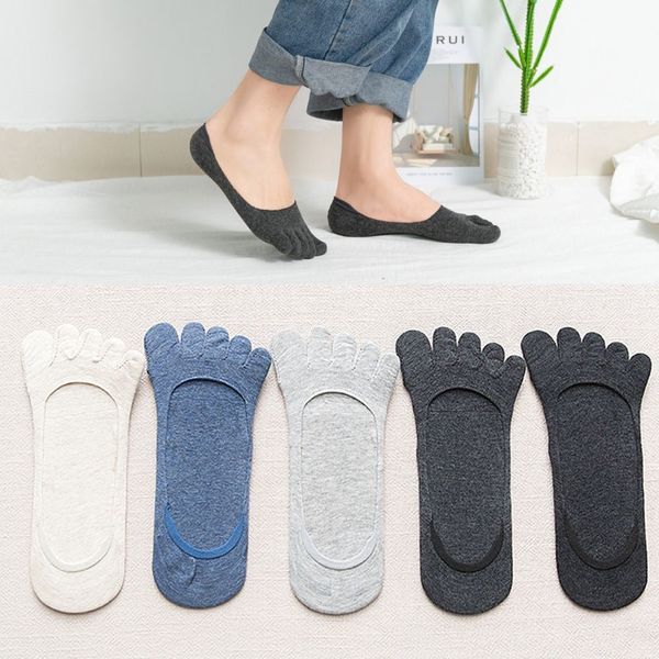 1pair fashion summer cotton men's five finger toe socks invisible nonslip breathable boat sock ankle solid color sox, Black
1pair fashion summer cotton men's five finger toe socks invisible nonslip breathable boat sock ankle solid color sox, Black