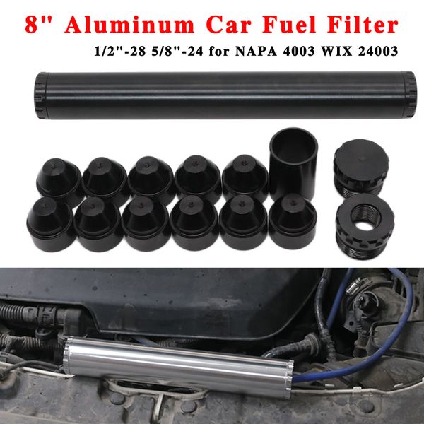 8 "алюминиевый автомобильный топливный фильтр 1/2" -28 5/8 "-24 для napa 4003 wix 24003 топливный ловушковый растворитель модификатор автомо
8 "алюминиевый автомобильный топливный фильтр 1/2" -28 5/8 "-24 для napa 4003 wix 24003 топливный ловушковый растворитель модификатор автомо