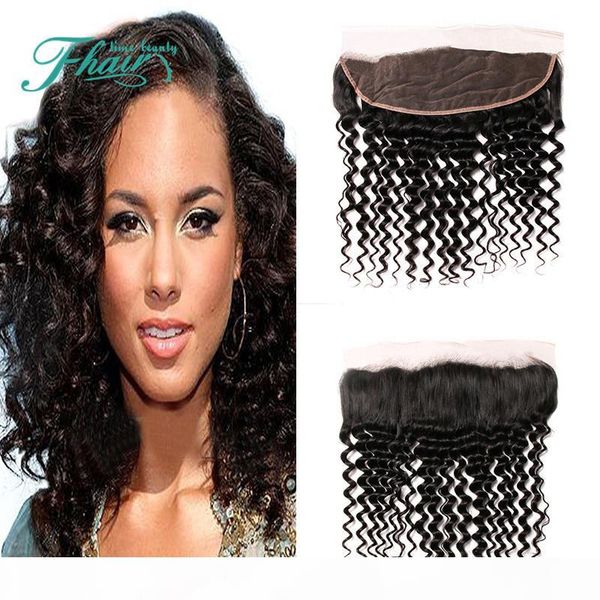 new style productus peruvian deep curly lace frontal closure 13x4 lace frontal with baby hair double knots human hair closure natural hair, Black;brown
new style productus peruvian deep curly lace frontal closure 13x4 lace frontal with baby hair double knots human hair closure natural hair, Black;brown
