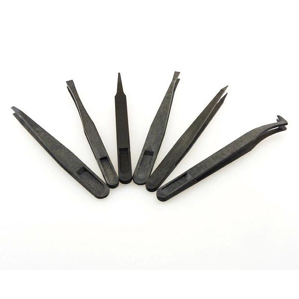 1 pcs plastic carbon fiber tweezers ntistatic straight curved anti-static conductive tweezer clip hand tools
1 pcs plastic carbon fiber tweezers ntistatic straight curved anti-static conductive tweezer clip hand tools