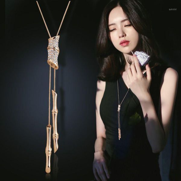 2020 new women long necklace pendant ornament bamboo lady fashion autumn sweater chain necklace accessories tide 20201, Silver
2020 new women long necklace pendant ornament bamboo lady fashion autumn sweater chain necklace accessories tide 20201, Silver
