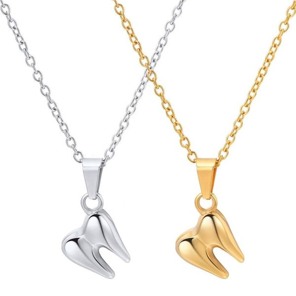 personalized stainless steel hiphop pendant fashion couple necklaces casting tooth necklace, Silver
personalized stainless steel hiphop pendant fashion couple necklaces casting tooth necklace, Silver