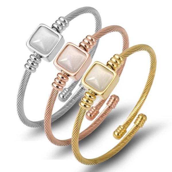bangle 3 color/set stainless steel bracele wire rope bracelet square rhinestones for women men bracelets, Black
bangle 3 color/set stainless steel bracele wire rope bracelet square rhinestones for women men bracelets, Black