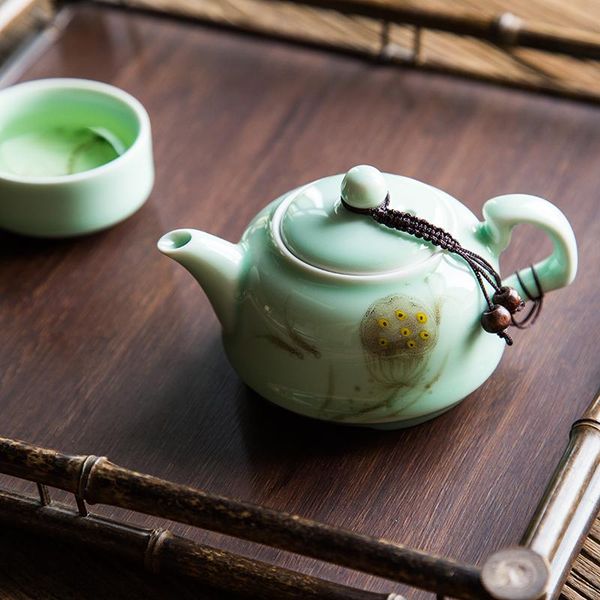 celadon ручная роспись чайник керамический домашний фильтр черный чай кунг-фу чайный горшок один офис пользуется вручную ручной росписью wmt
celadon ручная роспись чайник керамический домашний фильтр черный чай кунг-фу чайный горшок один офис пользуется вручную ручной росписью wmt