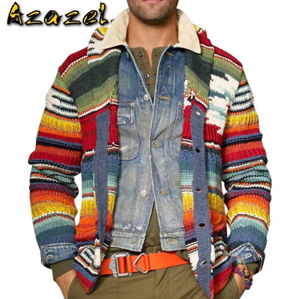 rainbow printed mens cardigan sweaters winter autumn long-sleeved sweater coats mens streetwear european and american style, White;black
rainbow printed mens cardigan sweaters winter autumn long-sleeved sweater coats mens streetwear european and american style, White;black