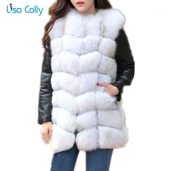 lisa colly women new imitation silver fur coat jacket women winter pu sleeves faux fur coat overcoat long furs outwear1, Black
lisa colly women new imitation silver fur coat jacket women winter pu sleeves faux fur coat overcoat long furs outwear1, Black