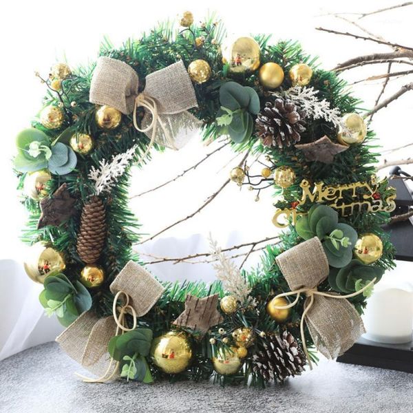 decorative flowers & wreaths 40cm artificial christmas wreath door wall decoration with pine cone ball and bowknot gifts for guirnalda navid
decorative flowers & wreaths 40cm artificial christmas wreath door wall decoration with pine cone ball and bowknot gifts for guirnalda navid