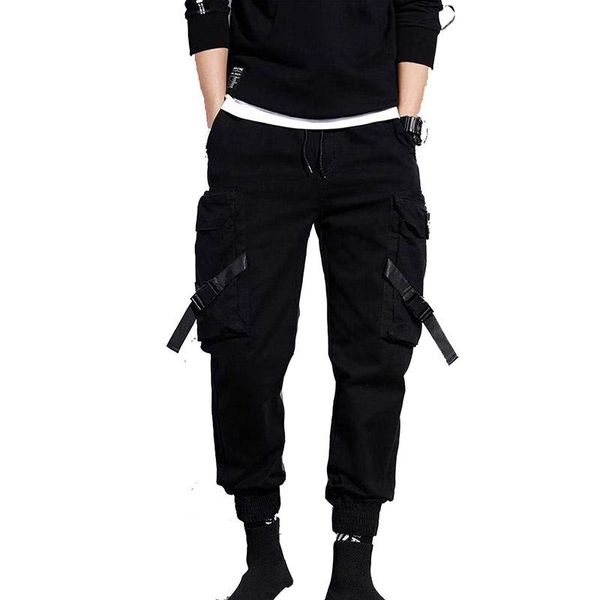 2020 new hip-hop jogging men's black harem overalls multi-pocket zipper men's sports pants tooling casual pants
2020 new hip-hop jogging men's black harem overalls multi-pocket zipper men's sports pants tooling casual pants