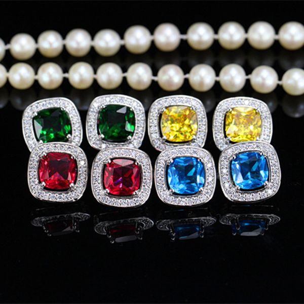 multicolor square stud earring designer for women party aaa cubic zirconia designer earringsopper jewelry white blue red diamond silver gems, Golden;silver
multicolor square stud earring designer for women party aaa cubic zirconia designer earringsopper jewelry white blue red diamond silver gems, Golden;silver