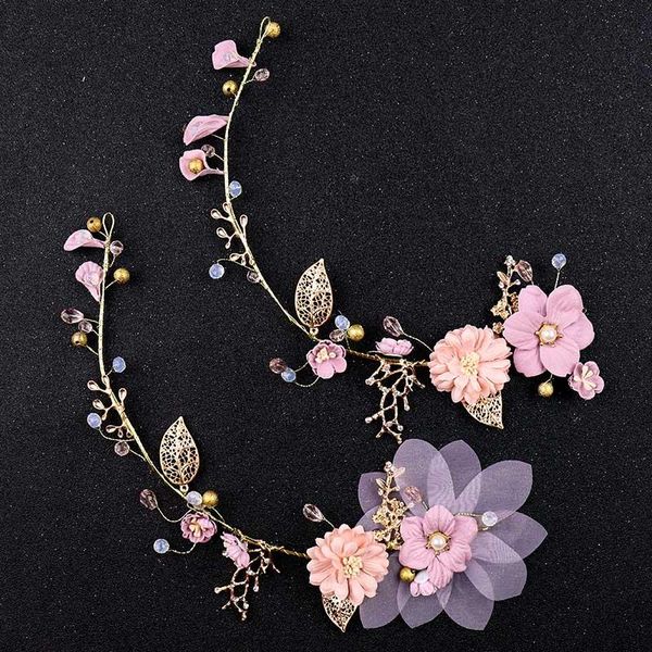 forseven gold bridal hair jewelry pink flower pearl crystal headband tiara head pieces women wedding hair accessories jl, Golden;silver
forseven gold bridal hair jewelry pink flower pearl crystal headband tiara head pieces women wedding hair accessories jl, Golden;silver