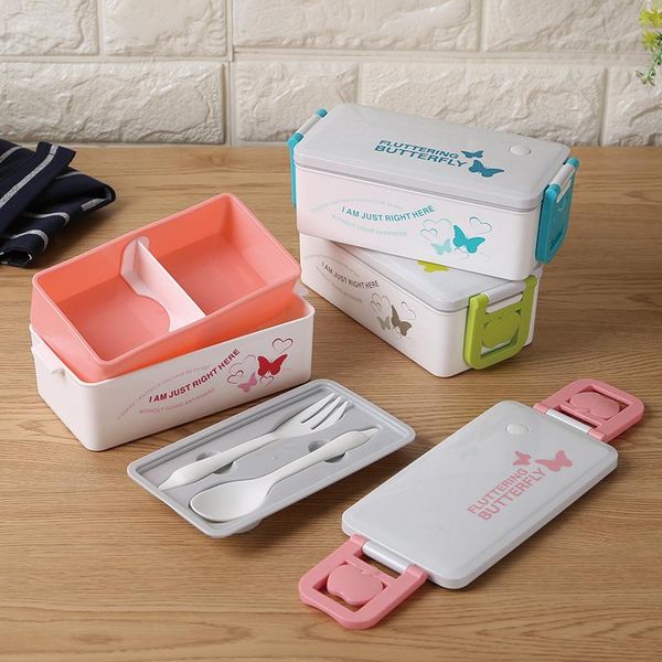 1l 1.5l double layer lunch box portable plastic rectangle bento box microwave food storage container for kids with tableware wmtbsg mywjqq 
1l 1.5l double layer lunch box portable plastic rectangle bento box microwave food storage container for kids with tableware wmtbsg mywjqq