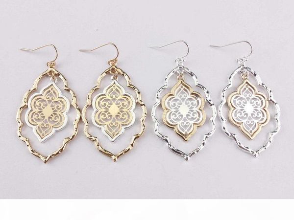 unique thanksgiving day gifts gold silver plated two tone filigree hollow flower statement drop earrings christmas jewelry for girls
unique thanksgiving day gifts gold silver plated two tone filigree hollow flower statement drop earrings christmas jewelry for girls