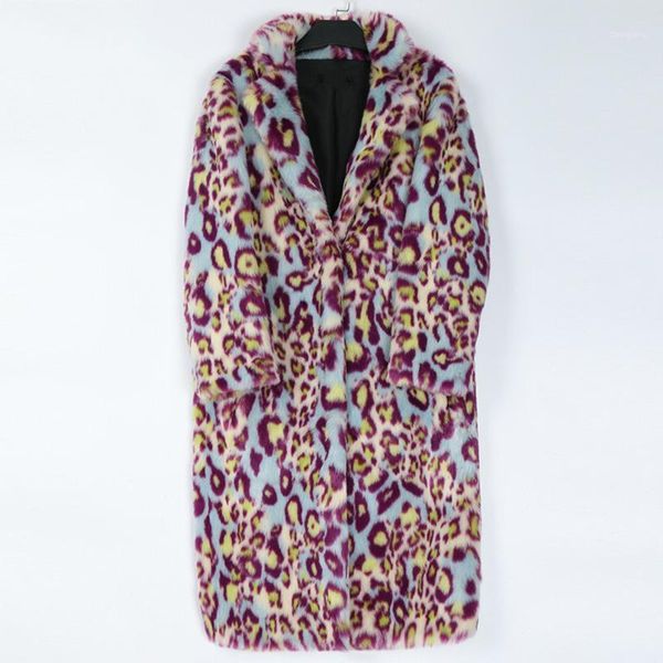 2020 multicolor leopard print faux fur coat ladies lapel long warm women large size fashion winter jacket1, Black
2020 multicolor leopard print faux fur coat ladies lapel long warm women large size fashion winter jacket1, Black