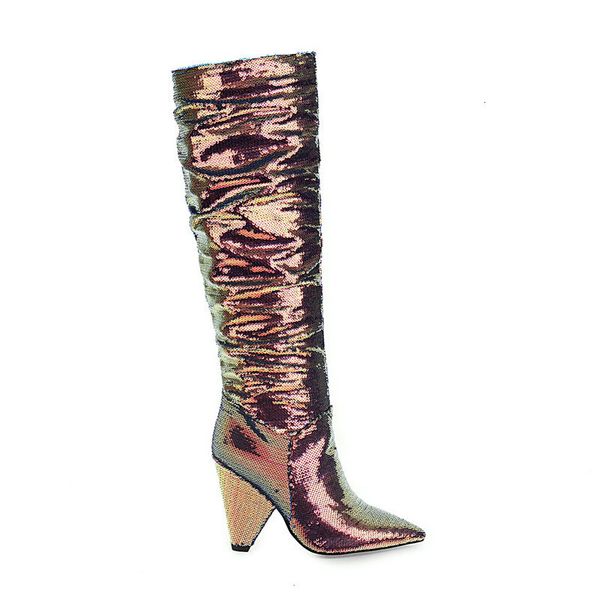 2021 new women knee high bling heeled pointed toe long black gold silver blue boots autumn wedding shoes woman sfcw
2021 new women knee high bling heeled pointed toe long black gold silver blue boots autumn wedding shoes woman sfcw