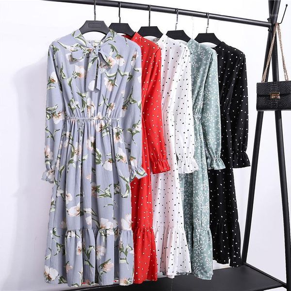 chiffon floral print dress women 2019 new arrival ladies elegant long sleeve midi party dress female casual vestidos mujer robe1, Black;gray
chiffon floral print dress women 2019 new arrival ladies elegant long sleeve midi party dress female casual vestidos mujer robe1, Black;gray