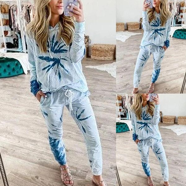 dyed printed sportswear casual set women two-piece trousers long-sleeved hooded home service suit jogging tracksuits outfits, White;black
dyed printed sportswear casual set women two-piece trousers long-sleeved hooded home service suit jogging tracksuits outfits, White;black