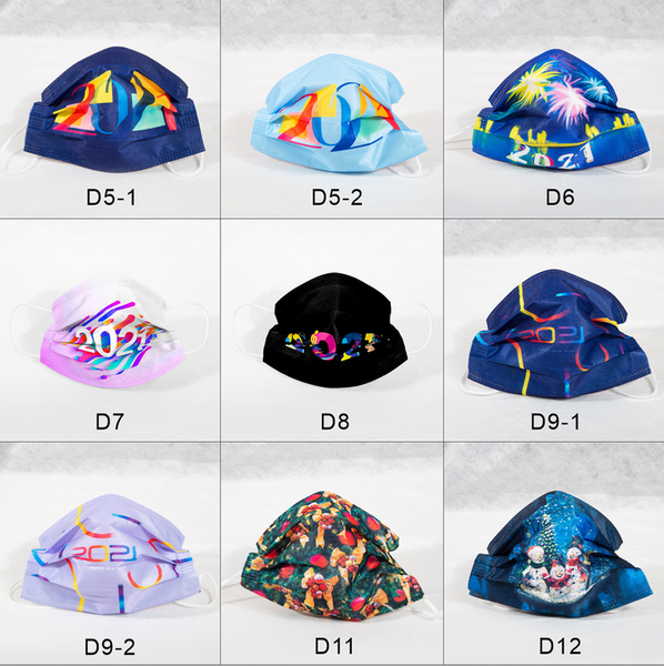 2021 new year's day disposable mask men women 95% filtration efficiency dustproof prevention lnfluenza face mouth print masks
2021 new year's day disposable mask men women 95% filtration efficiency dustproof prevention lnfluenza face mouth print masks
