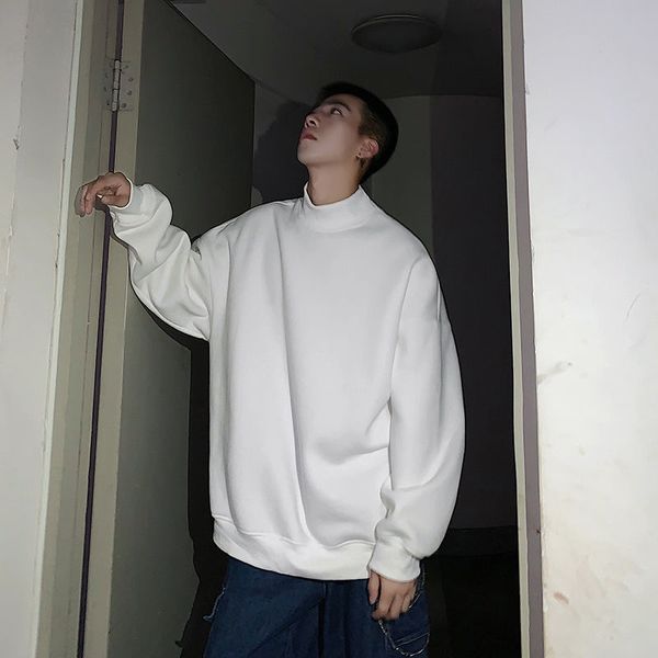 autumn 2021 new and winter half turtleneck for fashion male jacket loose f0ye, White;black
autumn 2021 new and winter half turtleneck for fashion male jacket loose f0ye, White;black