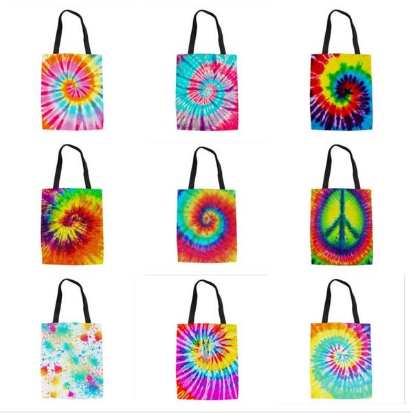 women 3d tie dye color handbag totes canvas bags rainbow cactus printed storage bag ladies shopping bags large capacity shoulder bag e12080, Black
women 3d tie dye color handbag totes canvas bags rainbow cactus printed storage bag ladies shopping bags large capacity shoulder bag e12080, Black
