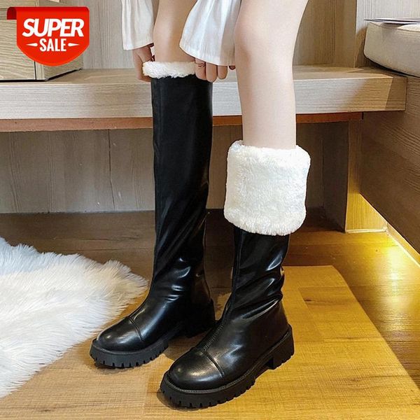 lucyever soft short plush platform knee high boots women pu leather waterproof winter shoes woman mid heel warm botas mujer 2020 #sp7o, Black
lucyever soft short plush platform knee high boots women pu leather waterproof winter shoes woman mid heel warm botas mujer 2020 #sp7o, Black