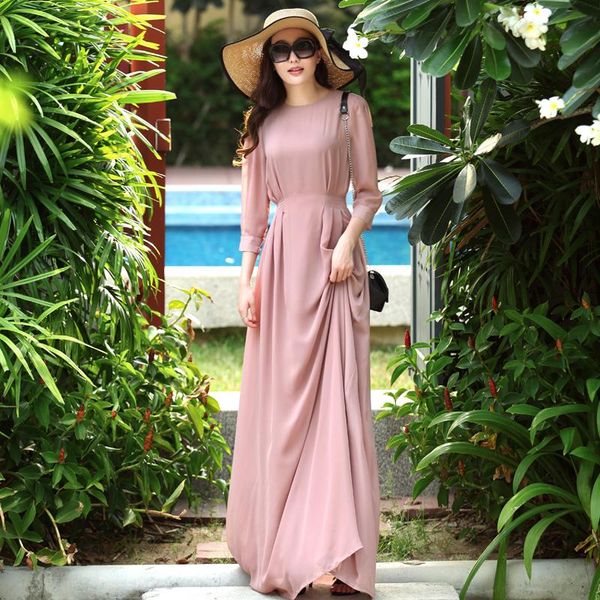 casual dresses autumn fashion women customize made plus size 3xs-10xl three quater sleeves floor length maxi long chiffon a line dress, Black;gray
casual dresses autumn fashion women customize made plus size 3xs-10xl three quater sleeves floor length maxi long chiffon a line dress, Black;gray