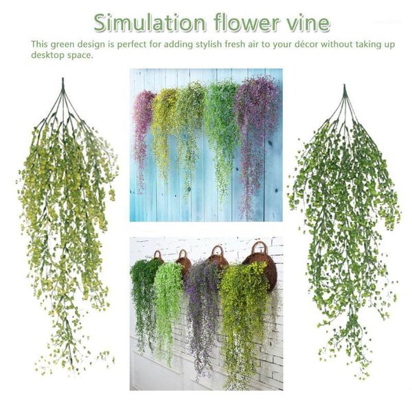 1pc artificial fake silk flower vine hanging garland plant garden simulation vine hanging wedding home decor1
1pc artificial fake silk flower vine hanging garland plant garden simulation vine hanging wedding home decor1
