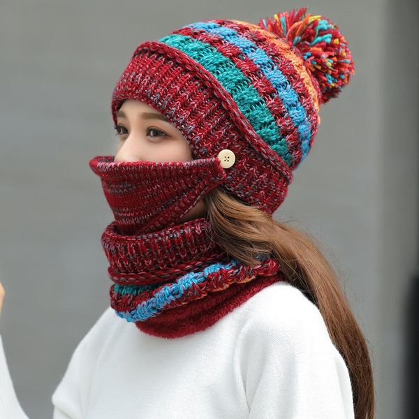 beanie/skull caps women winter thick warm fleece inside knitted hat scarf set 3pcs lady beanies fashion outdoor riding hats for, Blue;gray
beanie/skull caps women winter thick warm fleece inside knitted hat scarf set 3pcs lady beanies fashion outdoor riding hats for, Blue;gray