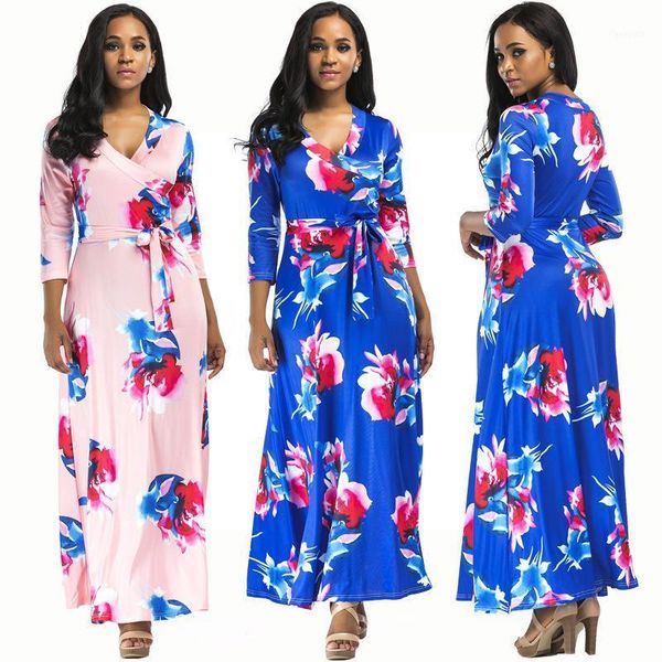 european women dresses v-neck dresses print elastic women summer clothing party 54641, Black;gray
european women dresses v-neck dresses print elastic women summer clothing party 54641, Black;gray