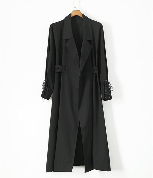 women's trench coats arrival 2021 spring women personality thin casual slim waist below knee outerwear, Tan;black
women's trench coats arrival 2021 spring women personality thin casual slim waist below knee outerwear, Tan;black