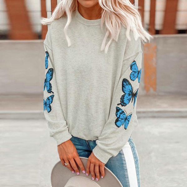 fashion women hoodies butterfly printing long sleeve o-neck pullover sweatshirt streetwear plaid women blouses, Black
fashion women hoodies butterfly printing long sleeve o-neck pullover sweatshirt streetwear plaid women blouses, Black