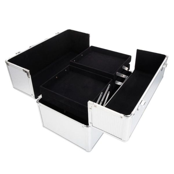 portable aluminum makeup storage box with keys white180821203
portable aluminum makeup storage box with keys white180821203