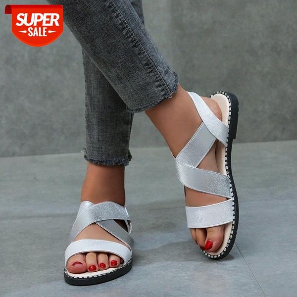 mcckle women's shoes classic elastic band ladies flat sandals women gold leather woman sewing rome open toe female summer 2020 #yq09, Black
mcckle women's shoes classic elastic band ladies flat sandals women gold leather woman sewing rome open toe female summer 2020 #yq09, Black