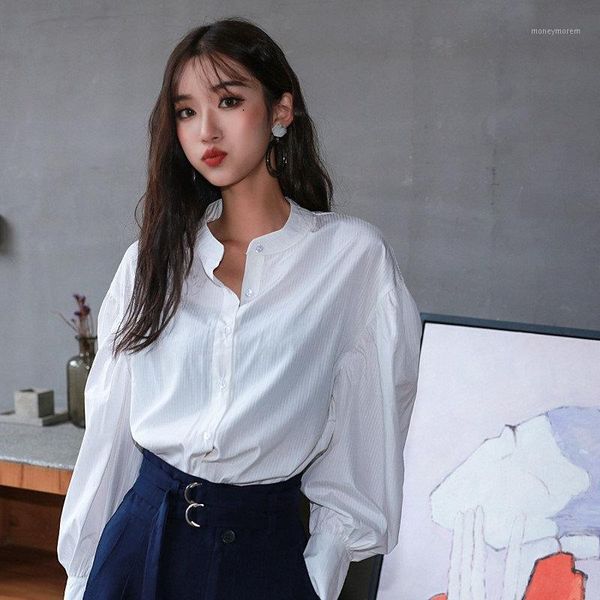 women's blouses & shirts white gentle stand all match regular lantern sleeves fashion slim chic loose casual women shirts1
women's blouses & shirts white gentle stand all match regular lantern sleeves fashion slim chic loose casual women shirts1