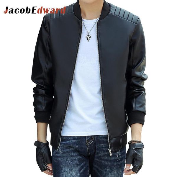 leather jacket men 2021 autumn winter leather clothing faux soft pu jackets motorcycle coat business casual men's jacket, Black
leather jacket men 2021 autumn winter leather clothing faux soft pu jackets motorcycle coat business casual men's jacket, Black