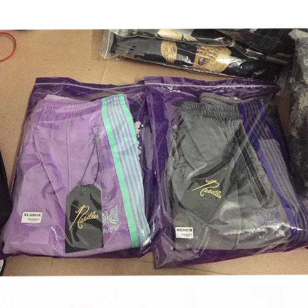 hip hop awge needles sweatpants drawstring joggers butterfly embroidery ribbon striped velvet needles awge sweatpants trousers, Black
hip hop awge needles sweatpants drawstring joggers butterfly embroidery ribbon striped velvet needles awge sweatpants trousers, Black