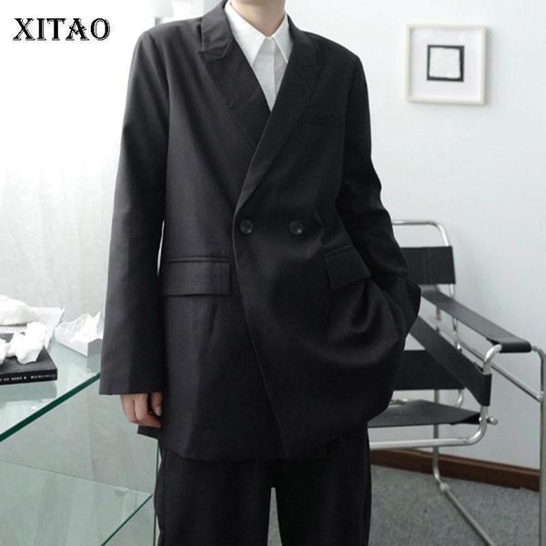 xitao women blazer fashion new women plus size pocket vintage double breast elegant goddess fan casual style loose coat zp37071, White;black
xitao women blazer fashion new women plus size pocket vintage double breast elegant goddess fan casual style loose coat zp37071, White;black