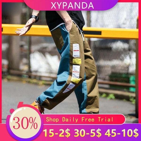 xypanda overalls men's tide brand large size loose hip-hop pants color matching casual feet cargo bundle harem pants1, Black
xypanda overalls men's tide brand large size loose hip-hop pants color matching casual feet cargo bundle harem pants1, Black
