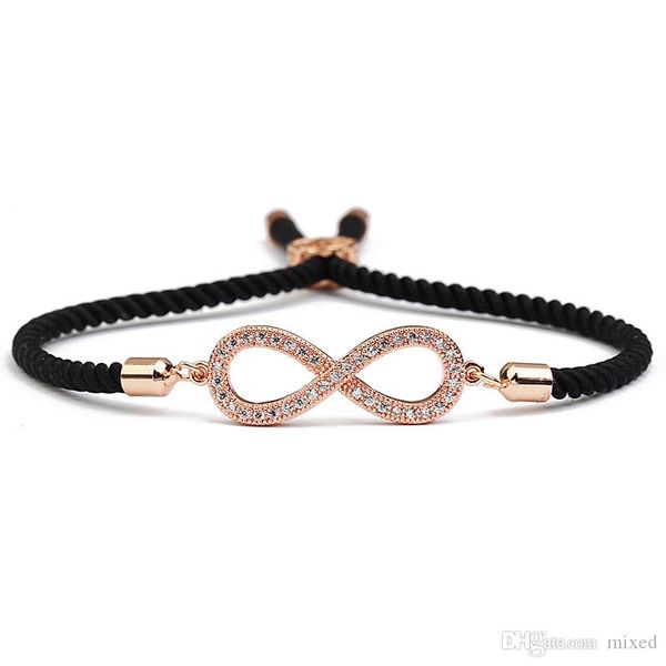 2022 new gold silver cubic zirconia crystal infinity bracelet female adjustable red black rope string bracelets for women, Golden;silver
2022 new gold silver cubic zirconia crystal infinity bracelet female adjustable red black rope string bracelets for women, Golden;silver
