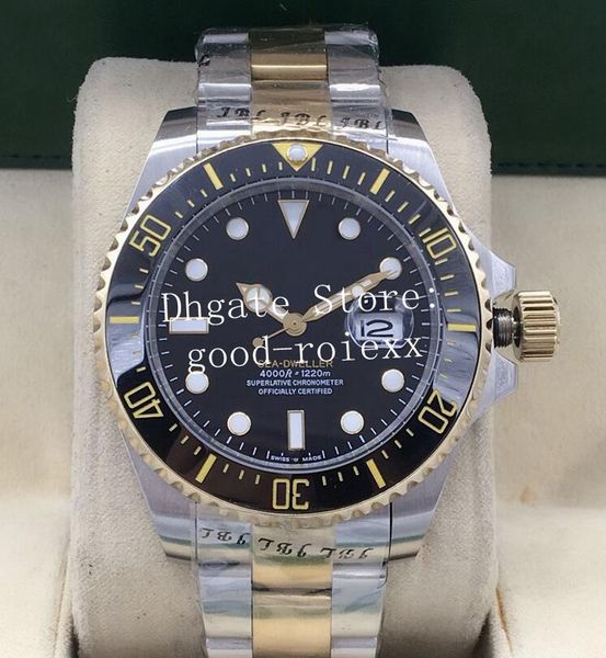 43mm mens automatic 2813 movement watch men ceramic bezel gold steel sea mechanical dweller dive 126603 watches sport sapphire wristwatches, Slivery;brown
43mm mens automatic 2813 movement watch men ceramic bezel gold steel sea mechanical dweller dive 126603 watches sport sapphire wristwatches, Slivery;brown