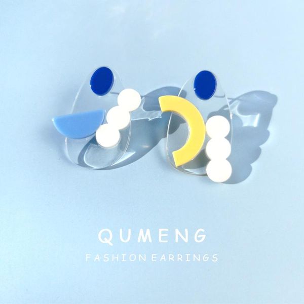 stud qumeng 2021 trend water drop wave point geometry acrylic earrings for women transparent semi-circular fashion jewellery, Golden;silver
stud qumeng 2021 trend water drop wave point geometry acrylic earrings for women transparent semi-circular fashion jewellery, Golden;silver