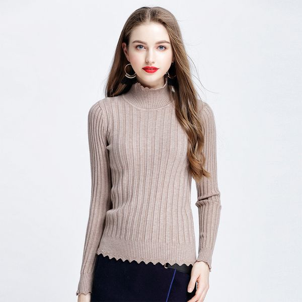 2020 comprehensive promotion women winter new pattern knitting rendering without forro camisoleum high color strong self-cultivation, White;black
2020 comprehensive promotion women winter new pattern knitting rendering without forro camisoleum high color strong self-cultivation, White;black