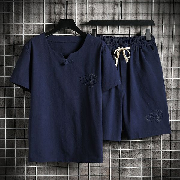 2021 new summer clothes linen shirt shorts set breathable tracksuit fashion streetwear solid short-sleeved tshirt men sets 974f, Black
2021 new summer clothes linen shirt shorts set breathable tracksuit fashion streetwear solid short-sleeved tshirt men sets 974f, Black