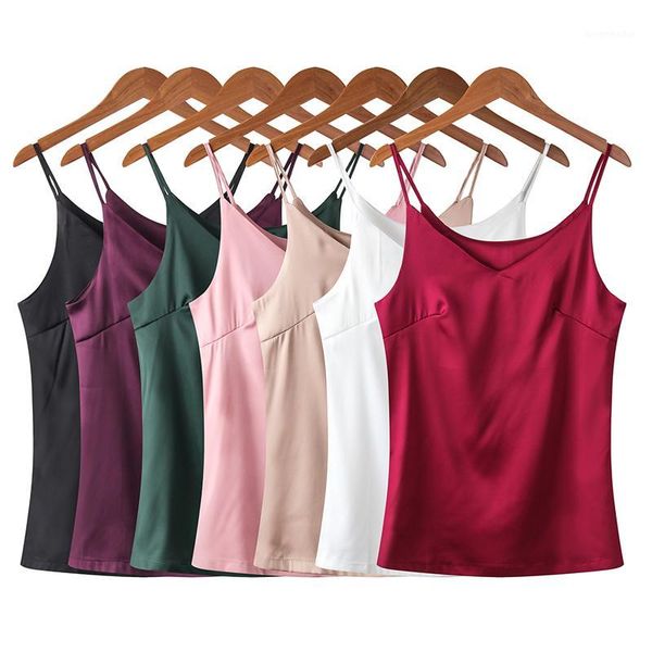 spaghetti strap women halter v neck basic white cami sleeveless satin silk tank women's summer camisole 2020 plus size1
spaghetti strap women halter v neck basic white cami sleeveless satin silk tank women's summer camisole 2020 plus size1