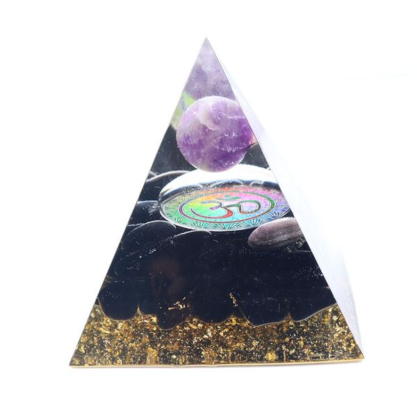 5 pcs trendy many colors stone and resin orgone energy pyramid pendant 3d symbol spiritual jewelr, Silver
5 pcs trendy many colors stone and resin orgone energy pyramid pendant 3d symbol spiritual jewelr, Silver