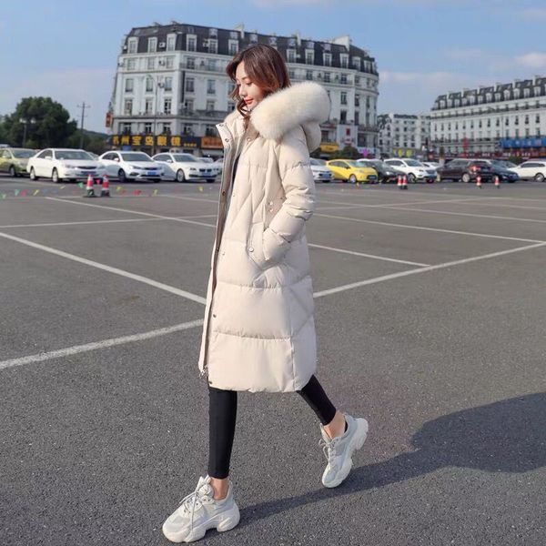 winter real fox fur collar 90% white duck down jacket women elegant temperamental solid warm coat veste femme office lady parka, Black
winter real fox fur collar 90% white duck down jacket women elegant temperamental solid warm coat veste femme office lady parka, Black