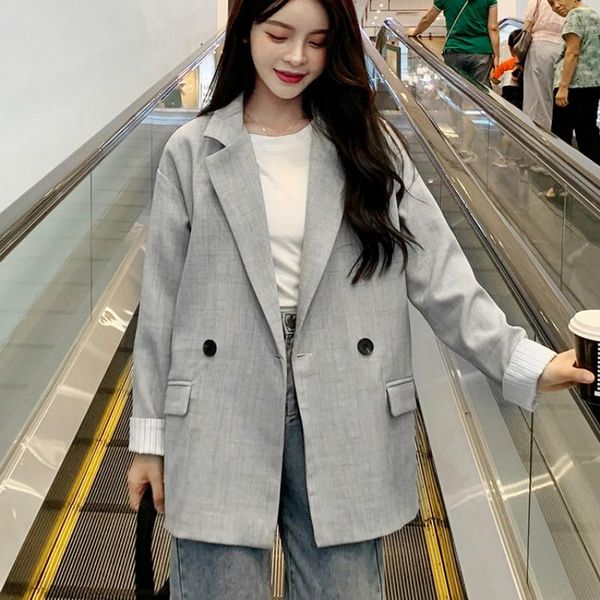 women's suits & blazers clothing suit jacket spring and autumn korean style loose blazer fall women, White;black
women's suits & blazers clothing suit jacket spring and autumn korean style loose blazer fall women, White;black
