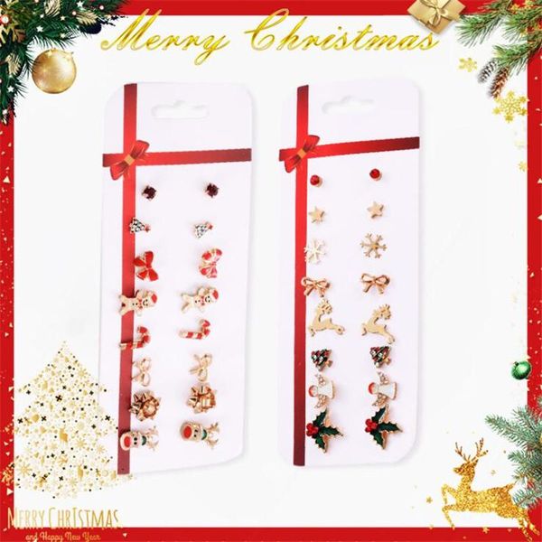 christmas earrings set 8 pairs combination christmas tree snowflake santa claus gifts 2021 new year decor for home, Golden;silver
christmas earrings set 8 pairs combination christmas tree snowflake santa claus gifts 2021 new year decor for home, Golden;silver